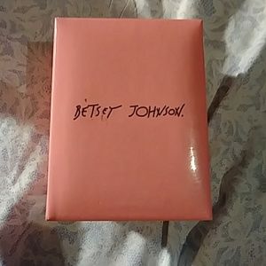 Betsey Johnson silver bling watch